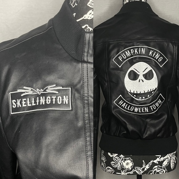 jack skellington varsity jacket